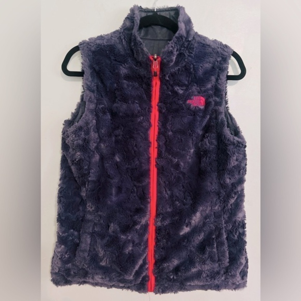 The North Face Women’s Mossbud Swirl Reversible Vest Size Small Purple